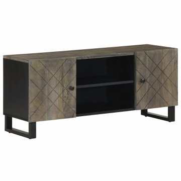 shumee vidaXL TV omarica črna 105x33x46 cm trden mangov les