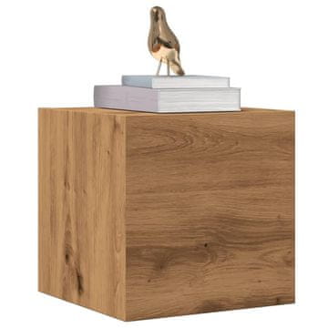 Vidaxl vidaXL Stenske TV omarice, 2 kosa, Artisan hrast, 30,5 x 30 x 30 cm