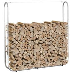 shumee vidaXL Stojalo za drva 150x25x150 cm Pocinkano jeklo