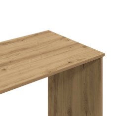 Vidaxl Pisalna miza artisan hrast 102x50x76 cm inženirski les
