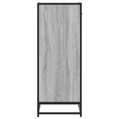 Vidaxl Regal za čevlje siva sonoma 48x38x97,5 cm inženirski les
