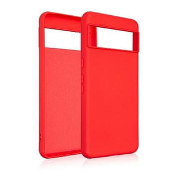 shumee Silikonski ovitek Beline za Google Pixel 8 Pro, rdeč