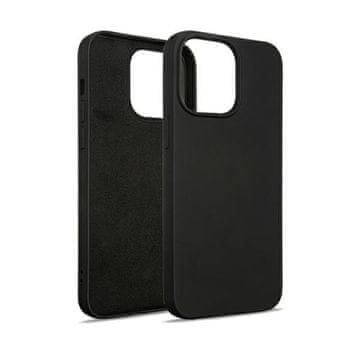 shumee Silikonski ovitek Beline za iPhone 15 Pro Max, črne barve