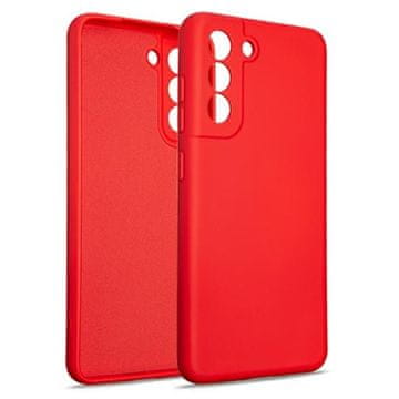 shumee Silikonski ovitek Beline za Samsung Galaxy M53, rdeč