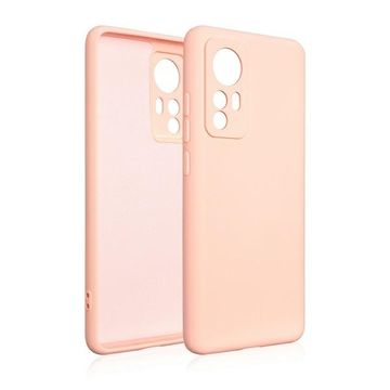 shumee Silikonski ovitek za Xiaomi 12 Beline, roza zlat