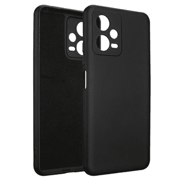 1 to 3 SILIKONSKI OVITEK BELINE XIAOMI REDMI NOTE12 5G / POCO X5 5G ČRN