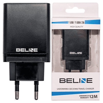 1 to 3 BELINE STENSKI POLNILEC 1X USB IN 1X USB-C 5A 18W ZA TELEFONE Z USB-C