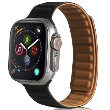 shumee Magnetni pašček za Apple Watch Beline črne barve