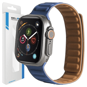 1 to 3 BELINE APPLE WATCH MAGNETIC STRAP 38/40/41MM BLUE