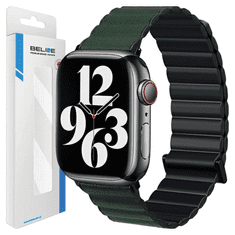 1 to 3 BELINE APPLE WATCH MAGNETIC PRO STRAP 38/40/41MM BLACK/GREEN BLACK/GREEN BOX