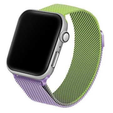 shumee Beline Steel 38mm zelen pašček za Apple Watch