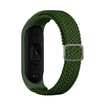shumee Zapestnica Mi Band 3 Beline tekstilno zelena
