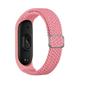 shumee Pašček za Xiaomi Mi Band 3 Beline tekstil roza