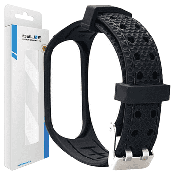 shumee Beline Mi Band 3/4 športni pašček črn/črn