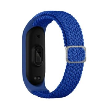 shumee Pašček za Xiaomi Mi Band 7 Beline tekstilno moder