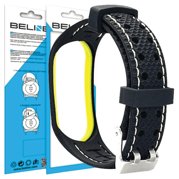 1 to 3 BELINE MI BAND 7 SPORT PAS ČRNA/LIMETA