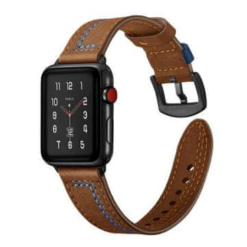 shumee Pašček za Samsung Galaxy Watch 22 mm Beline Casual rjav