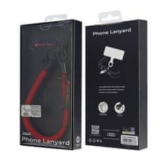 Audi Univerzalna vrvica za telefon Audi 28 cm 10 mm rdeča/rdeča AUS-HSL10-RSQ/D1-RD