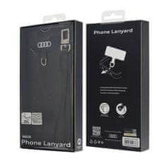 Audi Univerzalna vrvica za telefon Audi 28 cm 10 mm usnjena črna AU-HSLSL-GT/D1-BK