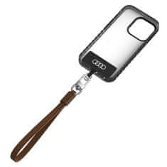 Audi Univerzalna vrvica za telefon Audi 28 cm 10 mm usnje rjave barve AU-HSLSL-GT/D1-BN