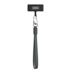 Audi Univerzalna vrvica za telefon Audi 28 cm 10 mm Usnje sivo/sivo AU-HSLSL-GT/D1-GY