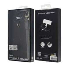 Audi Univerzalna vrvica za telefon Audi 28 cm 10 mm Usnje sivo/sivo AU-HSLSL-GT/D1-GY