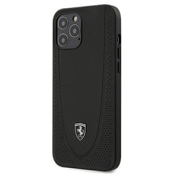 Ferrari FEOGOHCP12LBK trdi ovitek za iPhone 12 Pro Max 6,7" črno/črno, perforiran, Off Track
