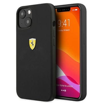 Ferrari Silikonski ovitek za iPhone 13 mini Ferrari, črne barve