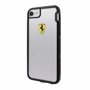 Ferrari jev trdi ovitek FEHCP7TR3 za iPhone 7/8/SE 2020 / SE 2022, prozoren, dirkalni, odporen na udarce