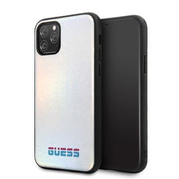 Guess Guess GUHCN58BLD trdi ovitek za iPhone 11 Pro srebrn/srebrn, mavričen