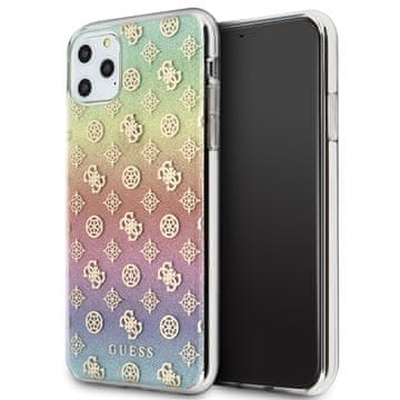 Guess Guess GUHCN65PEOML trdi ovitek za iPhone 11 Pro Maxvečbarvna barva Iridescent 4G Peony