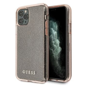 Guess Guess GUHCN65PCGLPI iPhone 11 Pro Max roza/roza trdi ovitek z bleščicami
