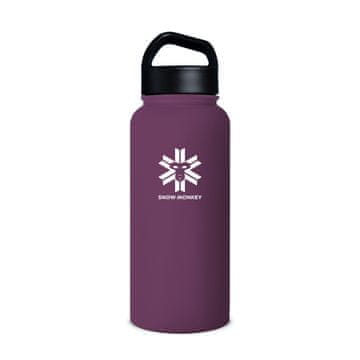 Snow monkey Termovka/flaška Traveler 1l plum