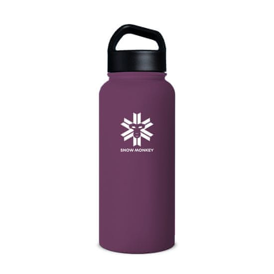 Snow monkey Termovka/flaška Traveler 1l plum