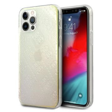 Guess Guess GUHCP12M3D4GIRBL trdi ovitek za iPhone 12/12 Pro6,1 opalni/mavrični 4G 3D vzorec kolekcije