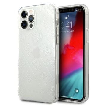 Guess Guess GUHCP12M3D4GTR prozoren trdi ovitek za iPhone 12/12 Pro6,1 4G s 3D vzorcem