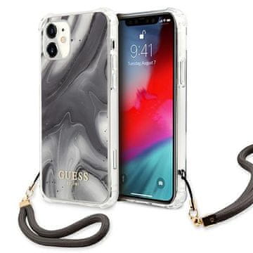 Guess Guess GUHCP12SKSMAGR trdi ovitek za iPhone 12 mini 5.4 sivo/siv, kolekcija Marble