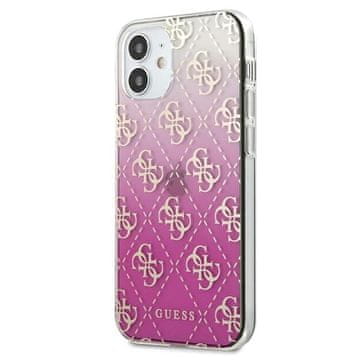 1 to 3 Zaščita Ovitka Guess Hardcase Za Iphone 12 Mini 5.4 Gradient Pink