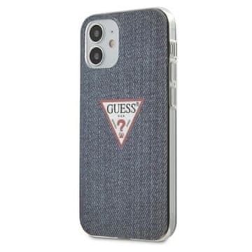 1 to 3 Guess Ovitek Za Iphone 12 Mini Hardcase Jeans Kolekcija Zaščitni Dizajn