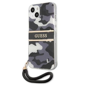 3MK GUESS GUHCP13MKCABBK IPHONE 13 / 14 / 156.1 BLACK/BLACK HARDCASE CAMO STRAP COLLECTION