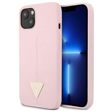 Guess Silikonski ovitek Guess GUHCP13SSLTGU za iPhone 13 mini 5.4 vijoličen/vijoličen trikotnik