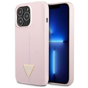 Guess Silikonski ovitek Guess za iPhone 13 Pro Max, vijoličen