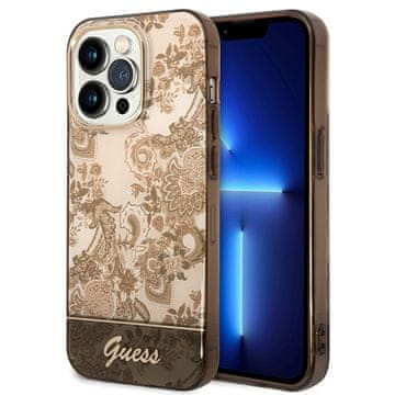 1 to 3 Ovitek Guess Hardcase Porcelain Collection Ovitek Za Iphone 14 Pro 6.1 Ocher