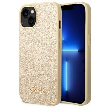 Guess Guess GUHCP14SHGGSHD trdi ovitek za iPhone 14 / 15 / 136.1 zlat/zlat z bleščečim napisom