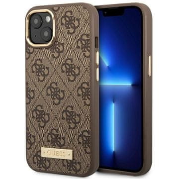 Guess OVITEK GUESS ZA IPHONE 14 PLUS 15 PLUS Z LOGOTIPOM MAGSAFE TRDA OVITEK