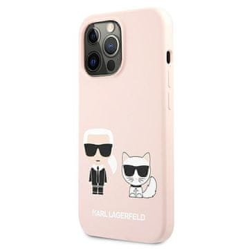 1 to 3 Ovitek Trda Karl Lagerfeld Klhcp13Lsskci Za Iphone 13 13 Pro 6.1 Silikon