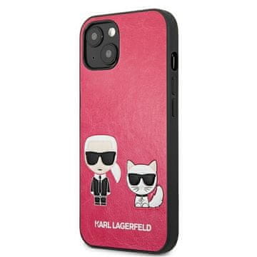 Karl Lagerfeld OVITEK KARL LAGERFELD ZA IPHONE 13 MINI 5.4 TRDA IKONIK KARL & CHOUPETTE