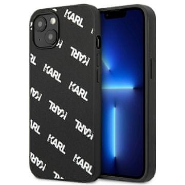 Karl Lagerfeld KLHCP13SPULMBK3 trdi ovitek za iPhone 13 mini 5,4" črn/črn po celotni površini