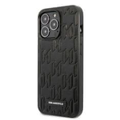 Karl Lagerfeld Ovitek Karl Lagerfeld Monogram za iPhone 13 Pro Max črne barve