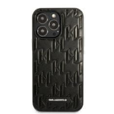 Karl Lagerfeld Ovitek Karl Lagerfeld Monogram za iPhone 13 Pro Max črne barve